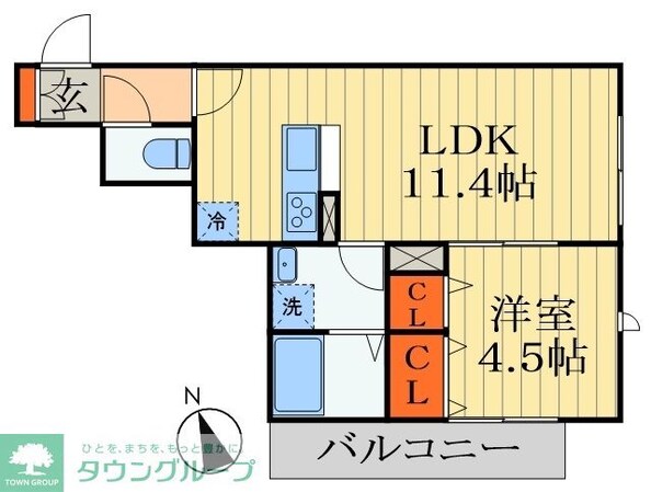 プレミール新検見川の物件間取画像
